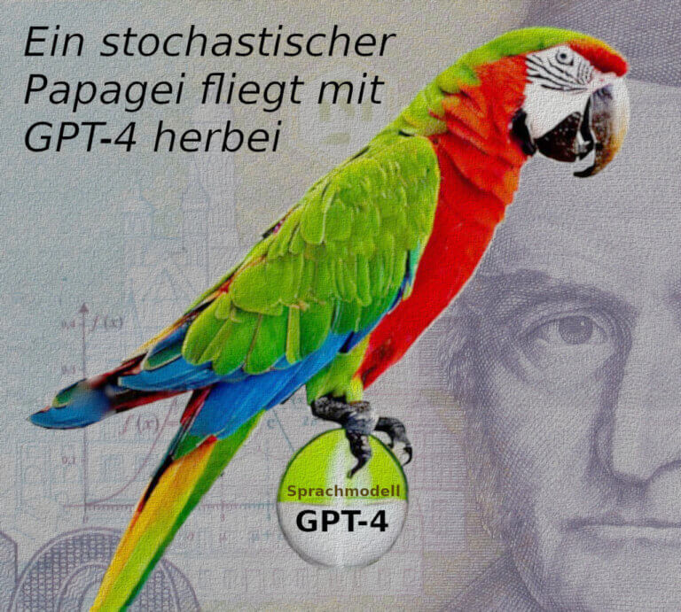 ChatGPT als stochastischer Papagei mit GPT-4 Sprachmodell